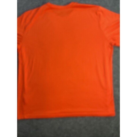 Nike Shirt Men's 2XL Orange Swoosh Dri-Fit Lightweight Athletic Active Gym XXL - Picture 12 of 16